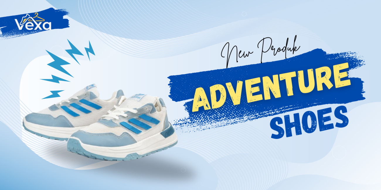 Blue Brown Simple Modern New Product Shoes Banner Landscape (1)