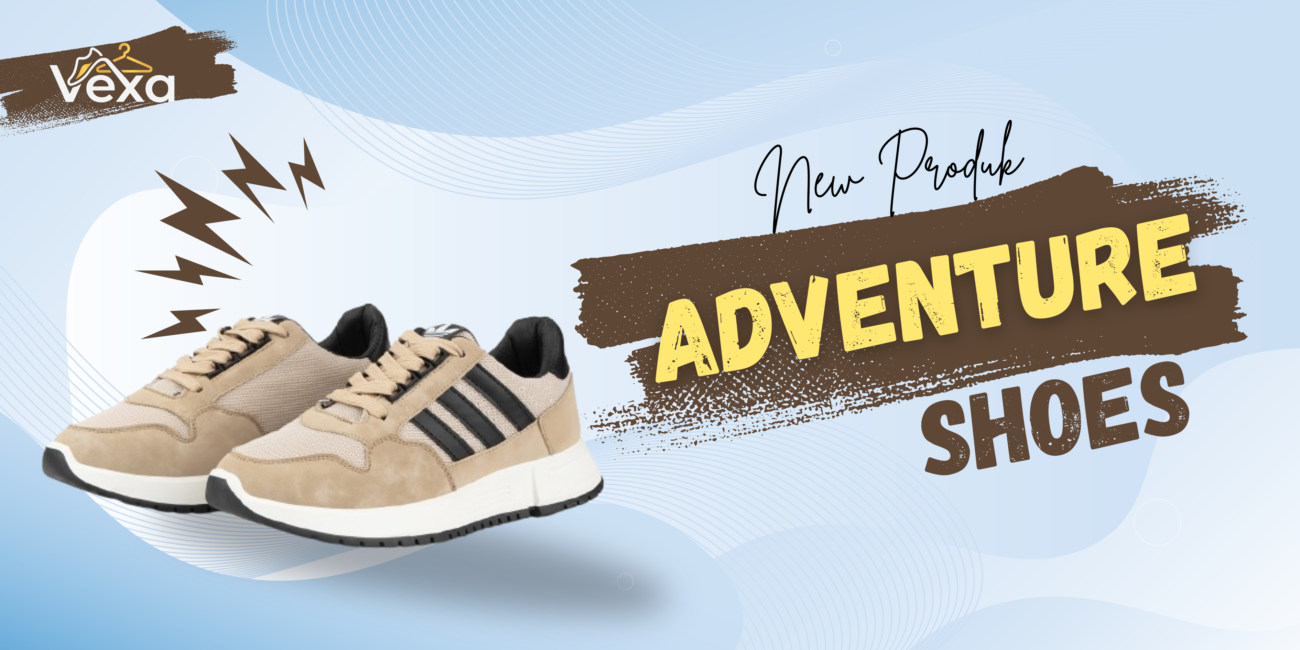 Blue Brown Simple Modern New Product Shoes Banner Landscape (2)